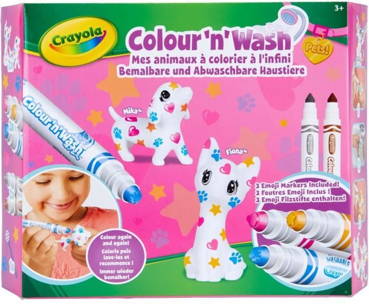 CRAYOLA - ColorNWash - My Coloring Animals - Emoji