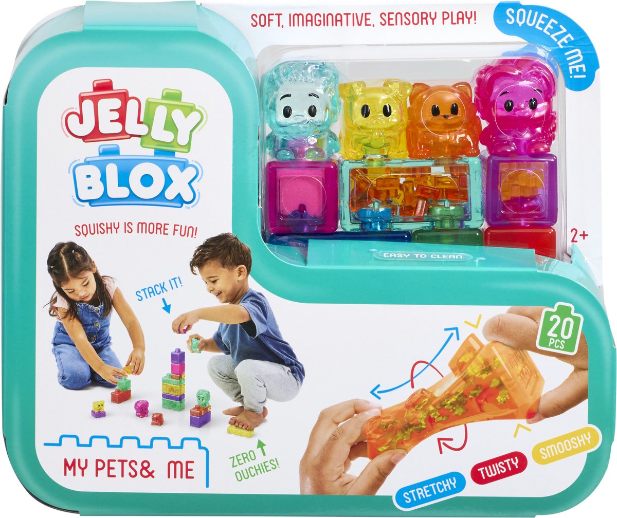 Goliath - Jelly Blox - My pets and me - Zachte Blokken - Pijnvrij Spelen - Vanaf 2 jaar - BPA vrij