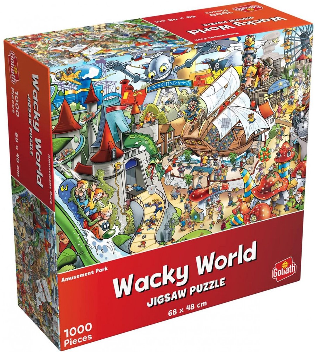 Goliath Wacky World PUZZEL Amusement Park 1000 stukjes