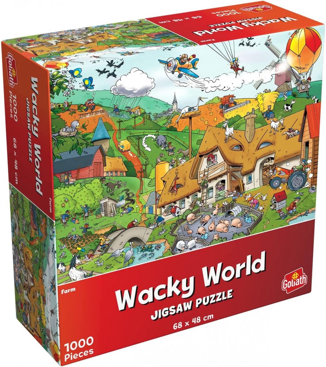 Goliath Wacky World Puzzel FARM 1000 stukjes