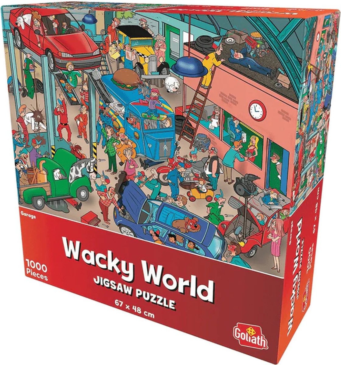 Goliath Wacky World puzzel - GARAGE - 1000stukjes