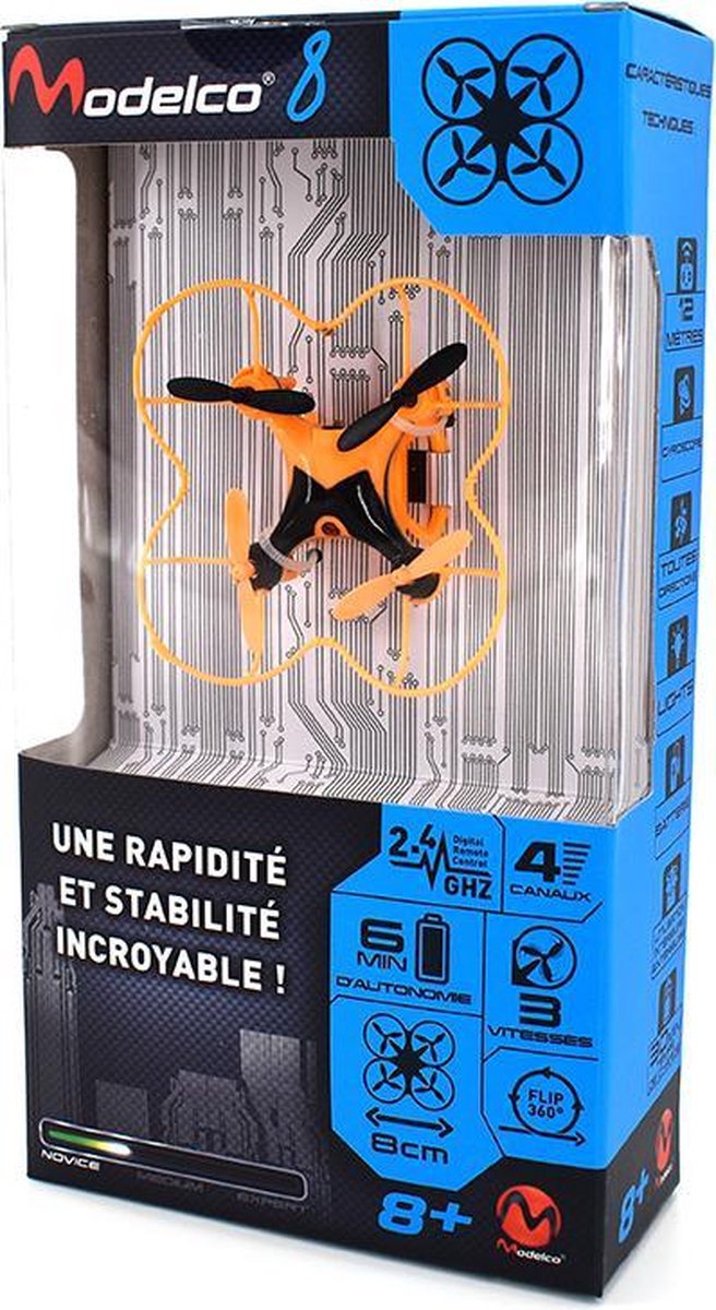 Modelco mini drone oranje