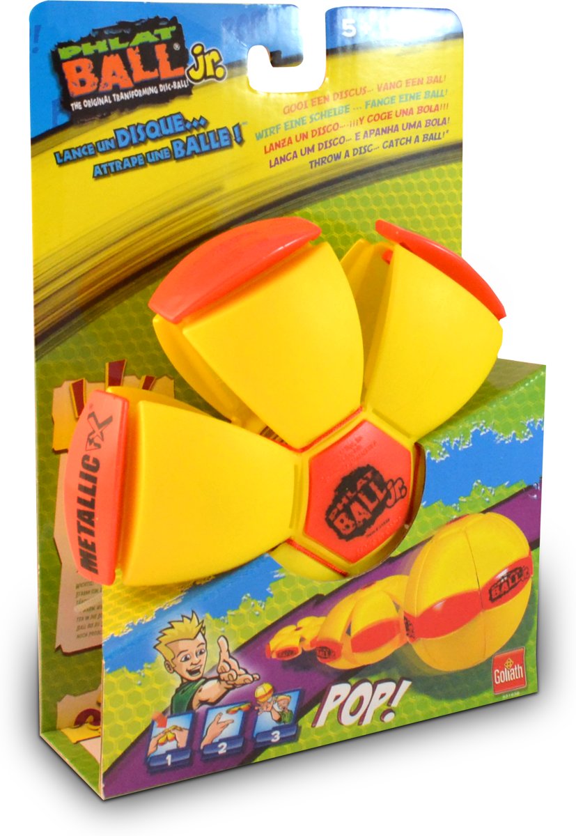 Phlat Ball Junior - Metallic Geel - Goliath