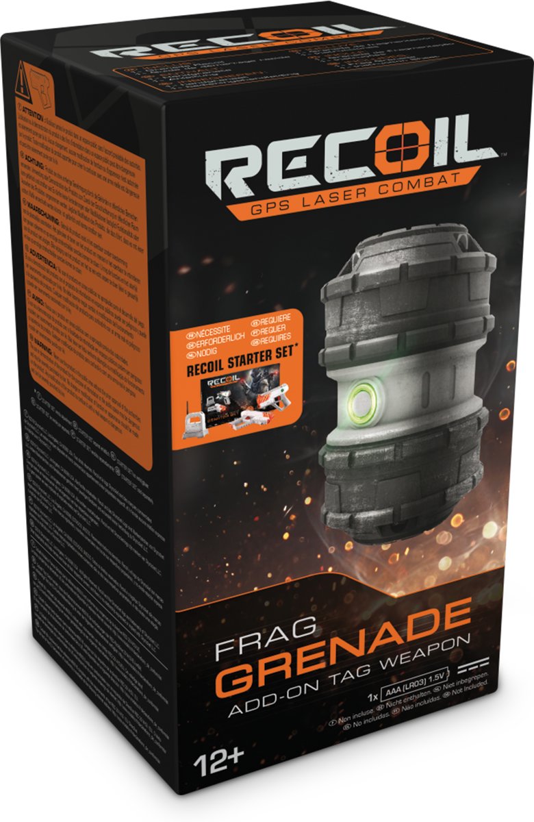 Recoil -  Frag Grenade - Laser GPS FPS Spel - Goliath