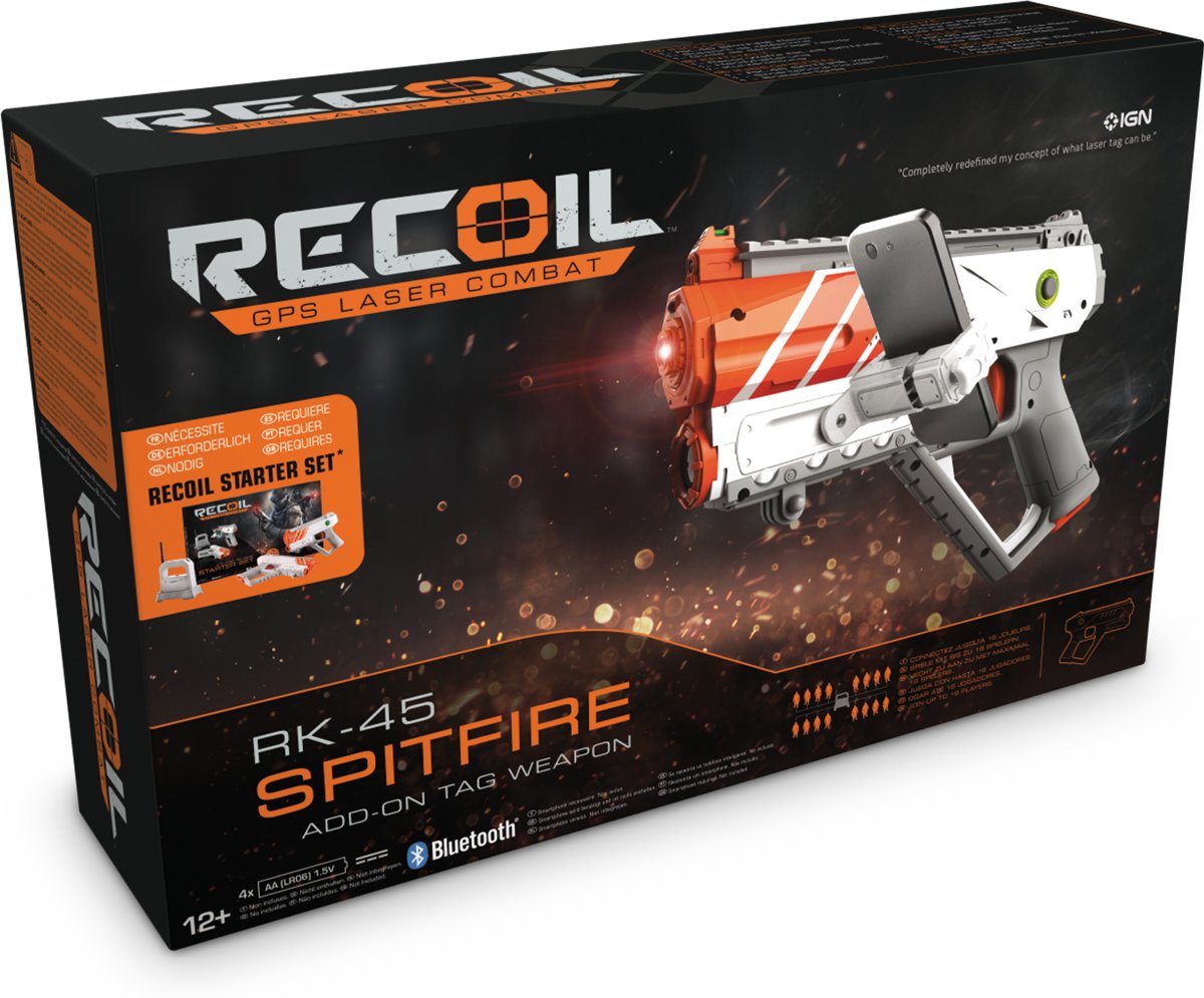 Recoil - RK-45 Spitfire - Laser GPS FPS Spel - Goliath