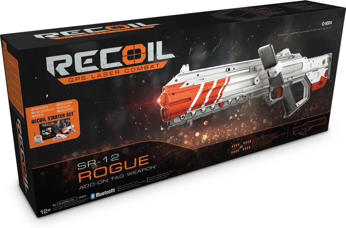 Recoil - SR-12 Rogue - Laser GPS FPS Spel - Goliath