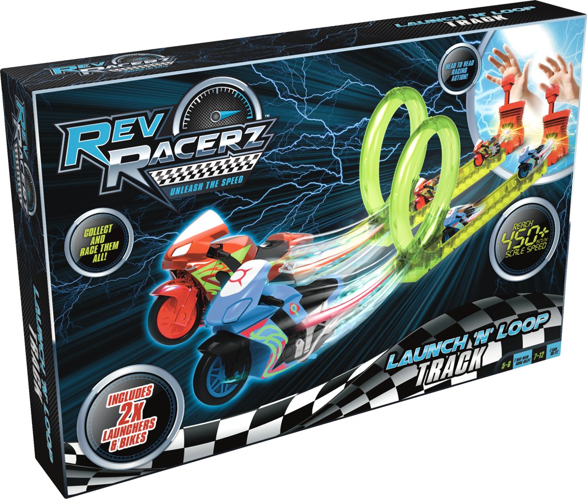 Rev Racerz - Launch n Loop Track -  