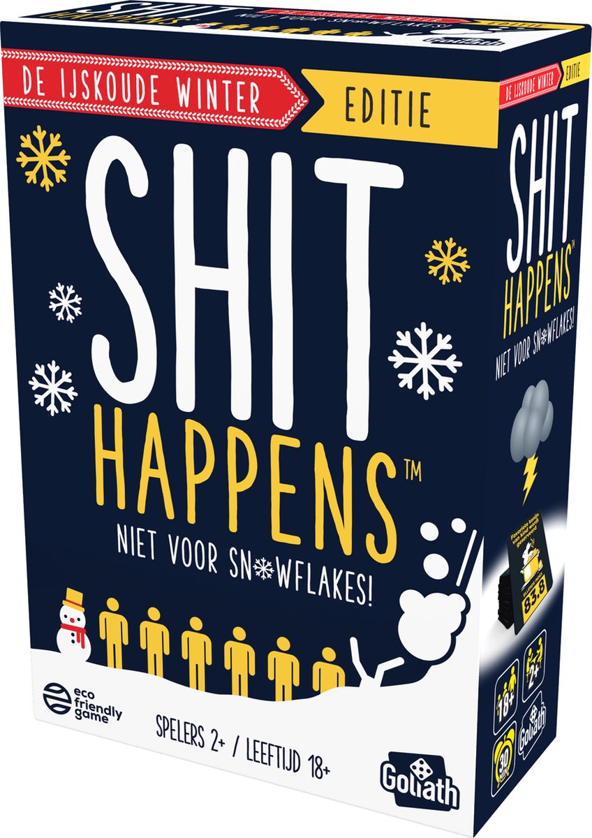 Shit Happens: De IJskoude Winter Editie 18+ - Engelstalig Kaartspel - Partyspel