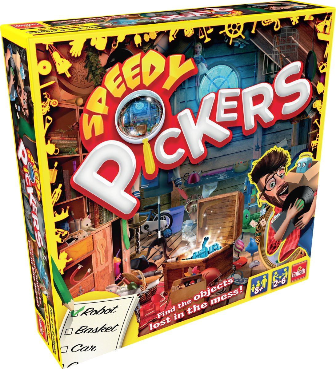 Speedy Pickers (NL) - Bordspel - Zoek en handel! - Goliath