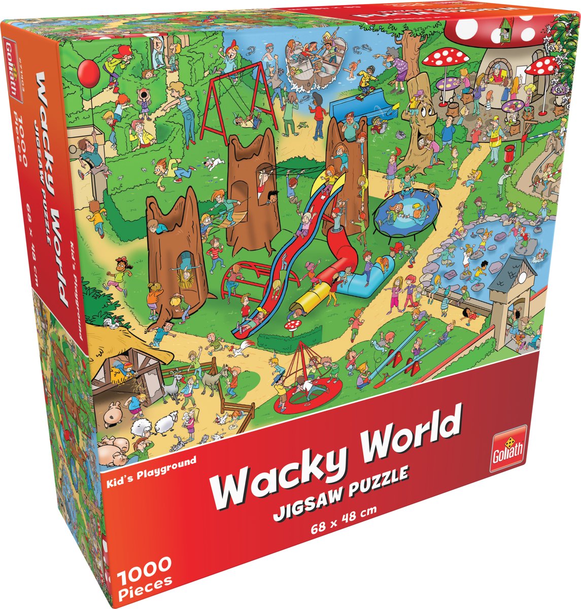 Wacky World - Kinderspeelplaats - Legpuzzel, van Goliath