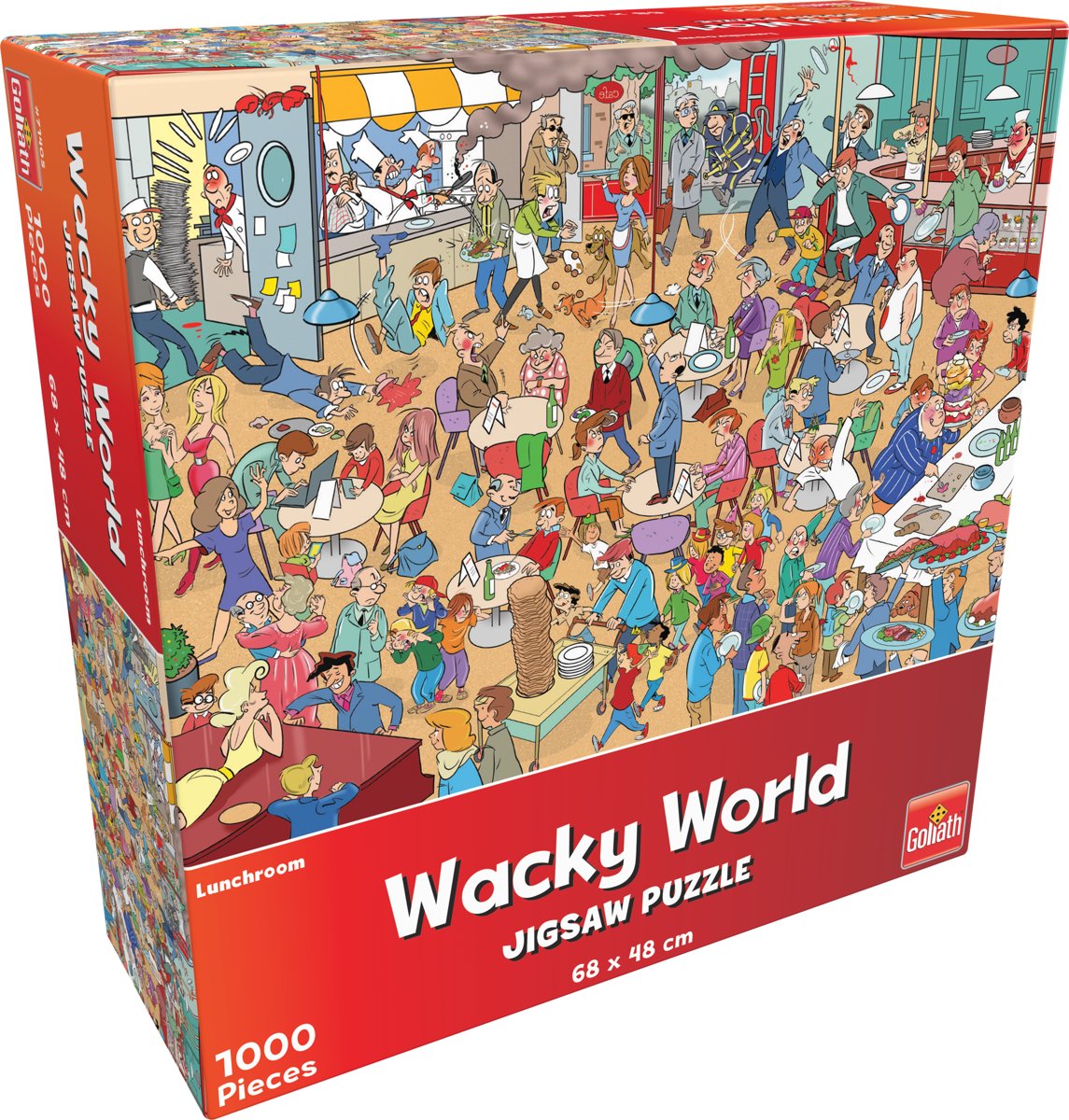 Wacky World - Lunchroom - Legpuzzel, van Goliath