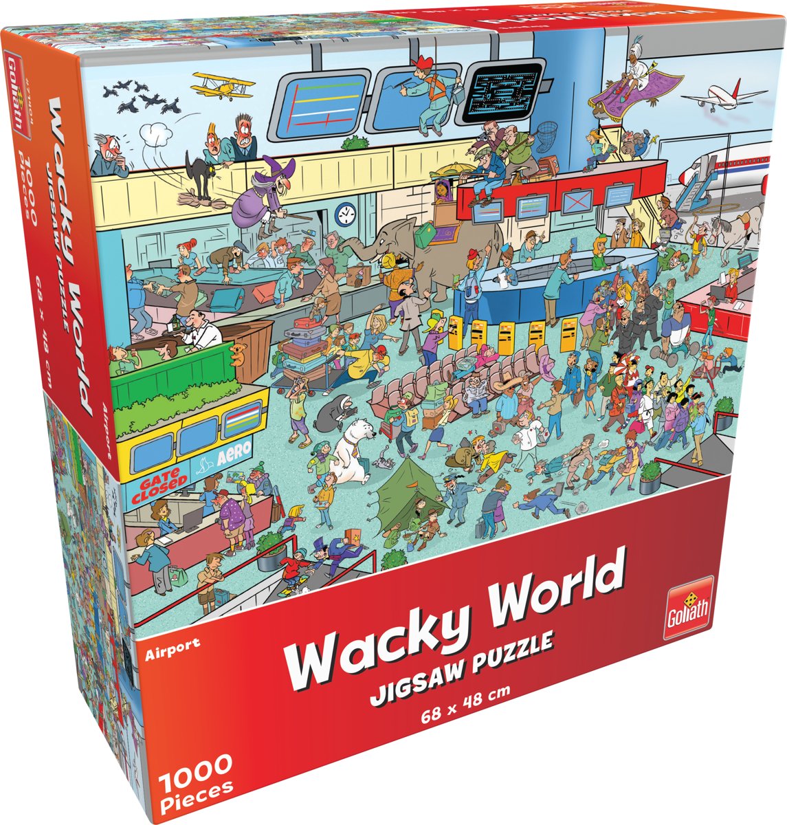 Wacky World - Vliegveld - Legpuzzel, van Goliath