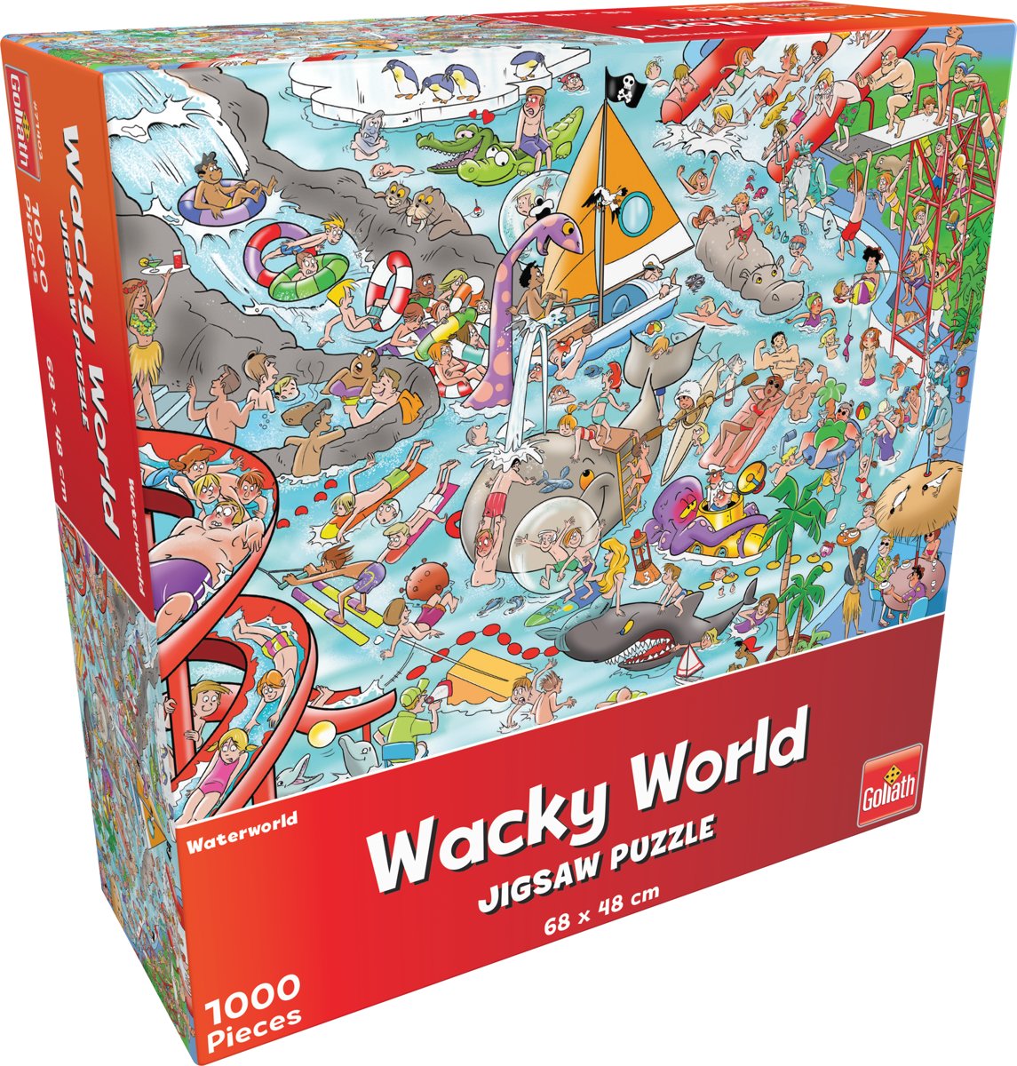 Wacky World - Waterwereld - Legpuzzel, van Goliath