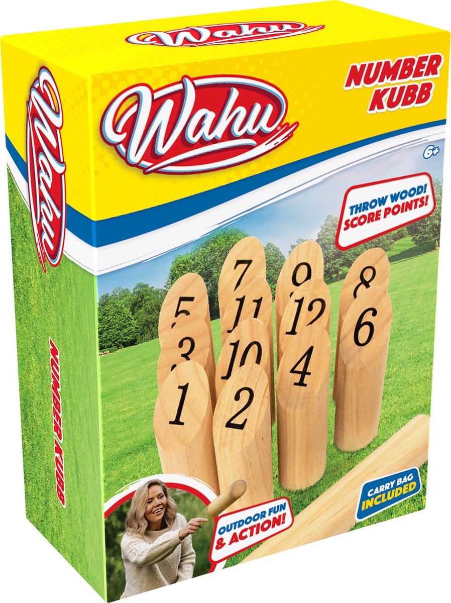 Wahu - Numbers Kubb - Werpspel