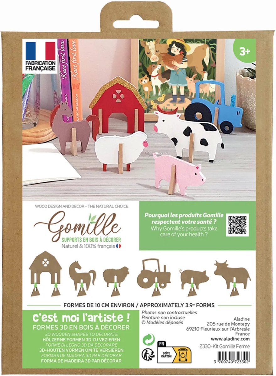 Gomille MDF Figuren Set Boerderij