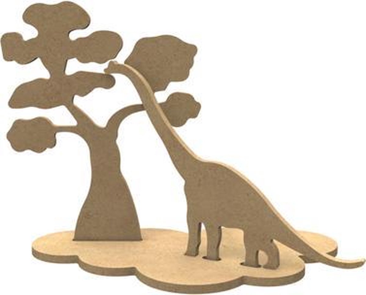 Gomille MDF Figuuren Apatosaurus Set 24x19 cm