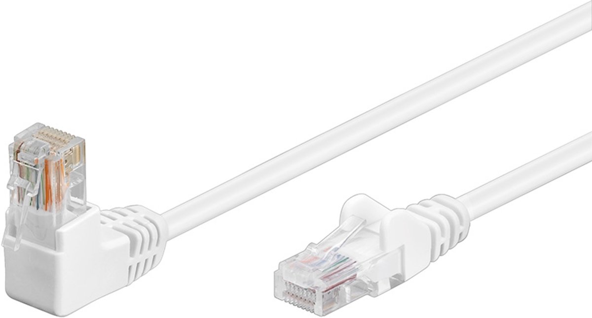 Goobay - CAT5E Netwerkkabel RJ45 - Wit - 3 m