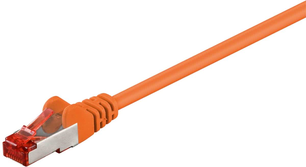 Goobay 111170 - Cat 6 UTP-kabel - RJ45 - 0.25 m - Oranje