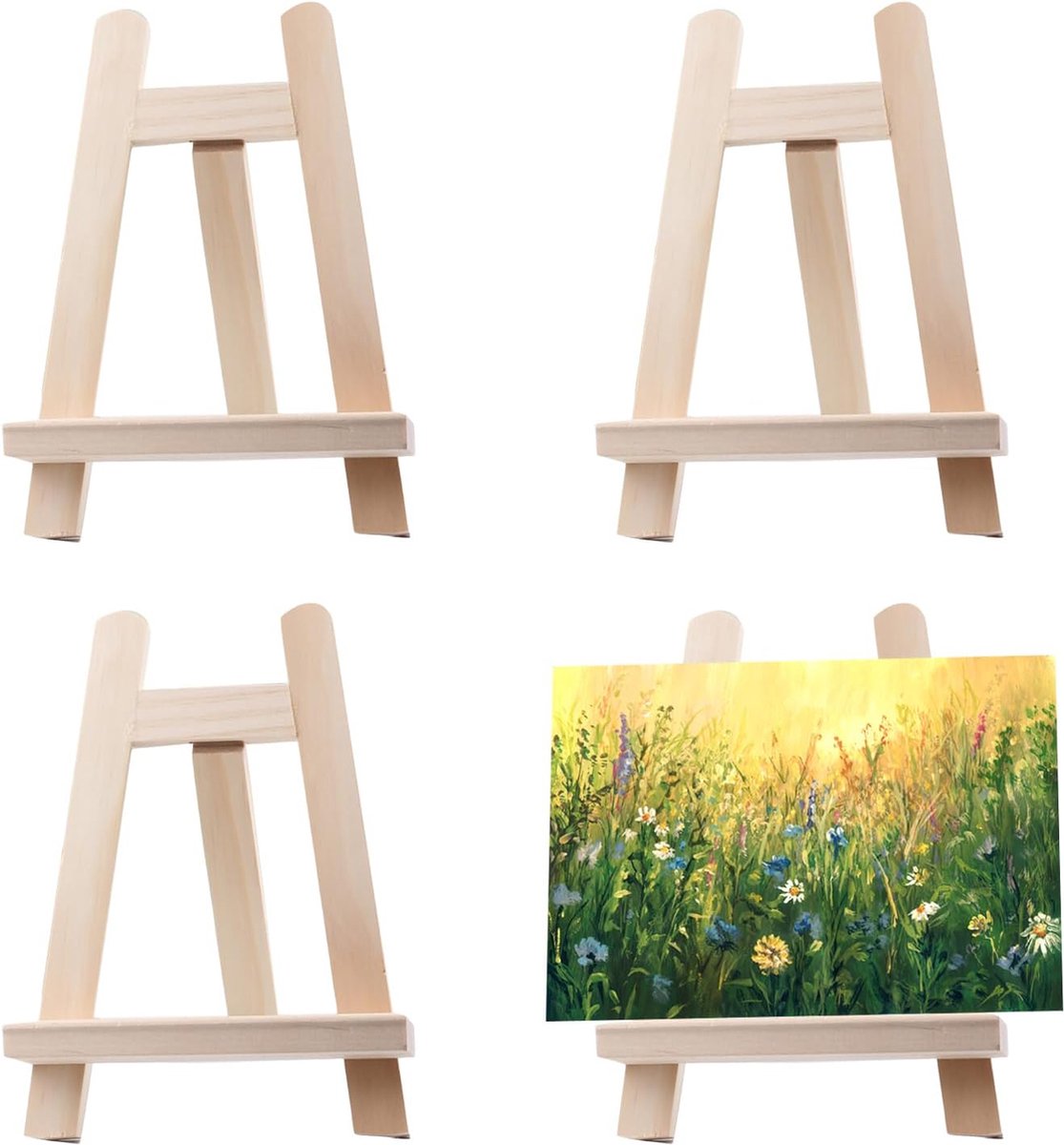 Goodivery ® Compacte Houten Tafelezels voor Decoratieve Presentaties en Knutselprojecten