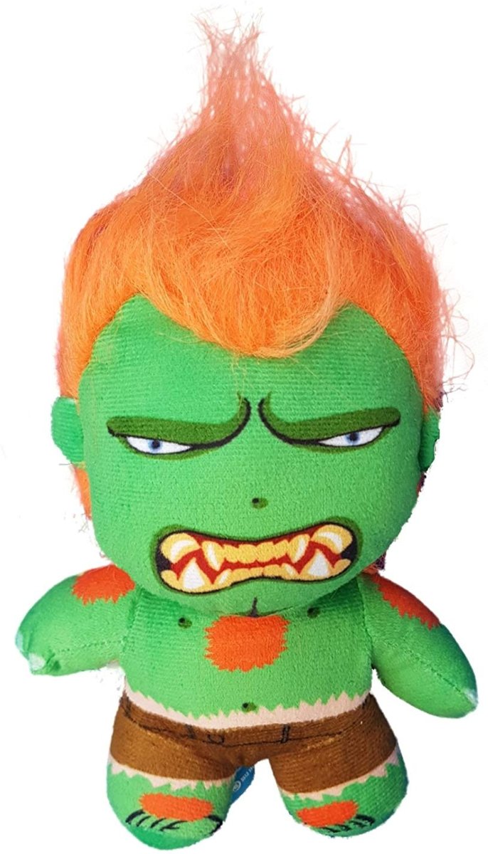 Gosh! Designs Beanbag Knuffel Street Fighter Blanka Groen 43 Cm