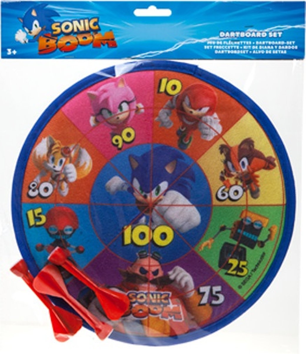 Gosh! Designs Dartboard Set Sonic Boom Klittenband