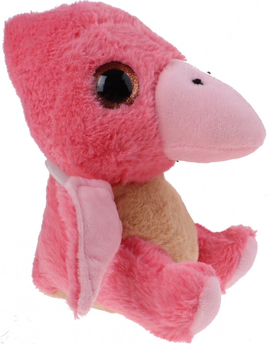 Gosh! Designs Dinoknuffel Sparkle Eye Roze 24 Cm