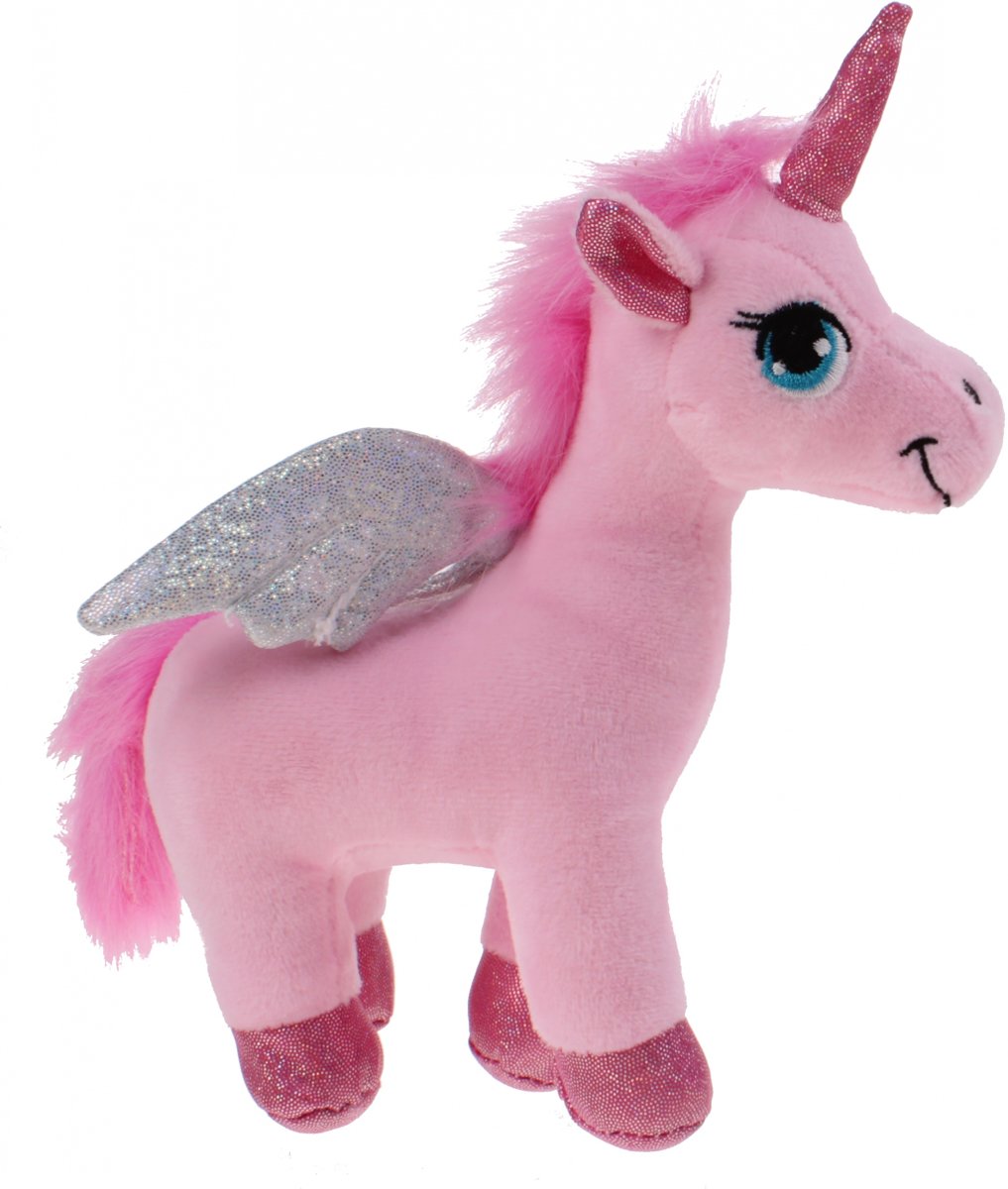 Gosh! Designs Knuffel Pegasus Eenhoorn 18 Cm Roze