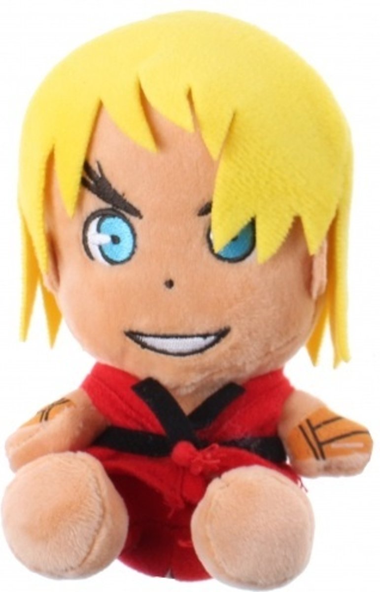 Gosh! Designs Knuffel Street Fighter Ken 20 Cm