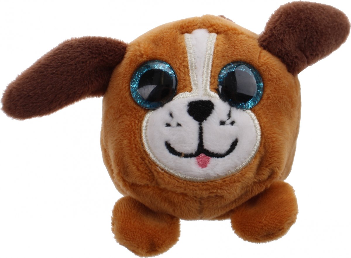 Gosh! Designs Pluchen Dinkies Hond 7 Cm Bruin