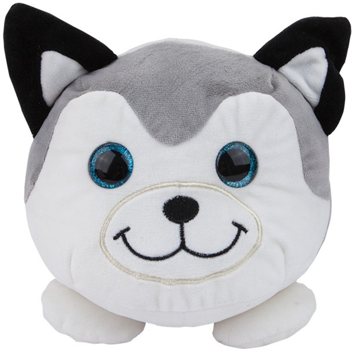 Gosh! Designs Pluchen Dinkies Husky 25 Cm Grijs