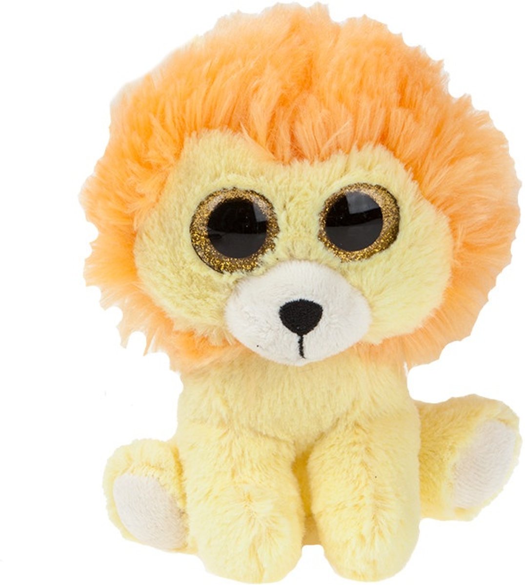 Gosh! Designs Pluchen Knuffel Leeuw 16 Cm Geel