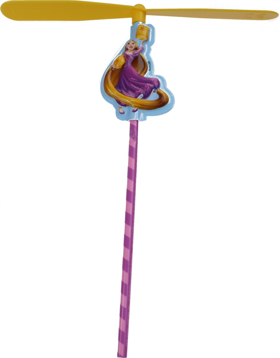 Gosh! Designs Propeller-rietje Rapunzel 20 Cm Geel/roze