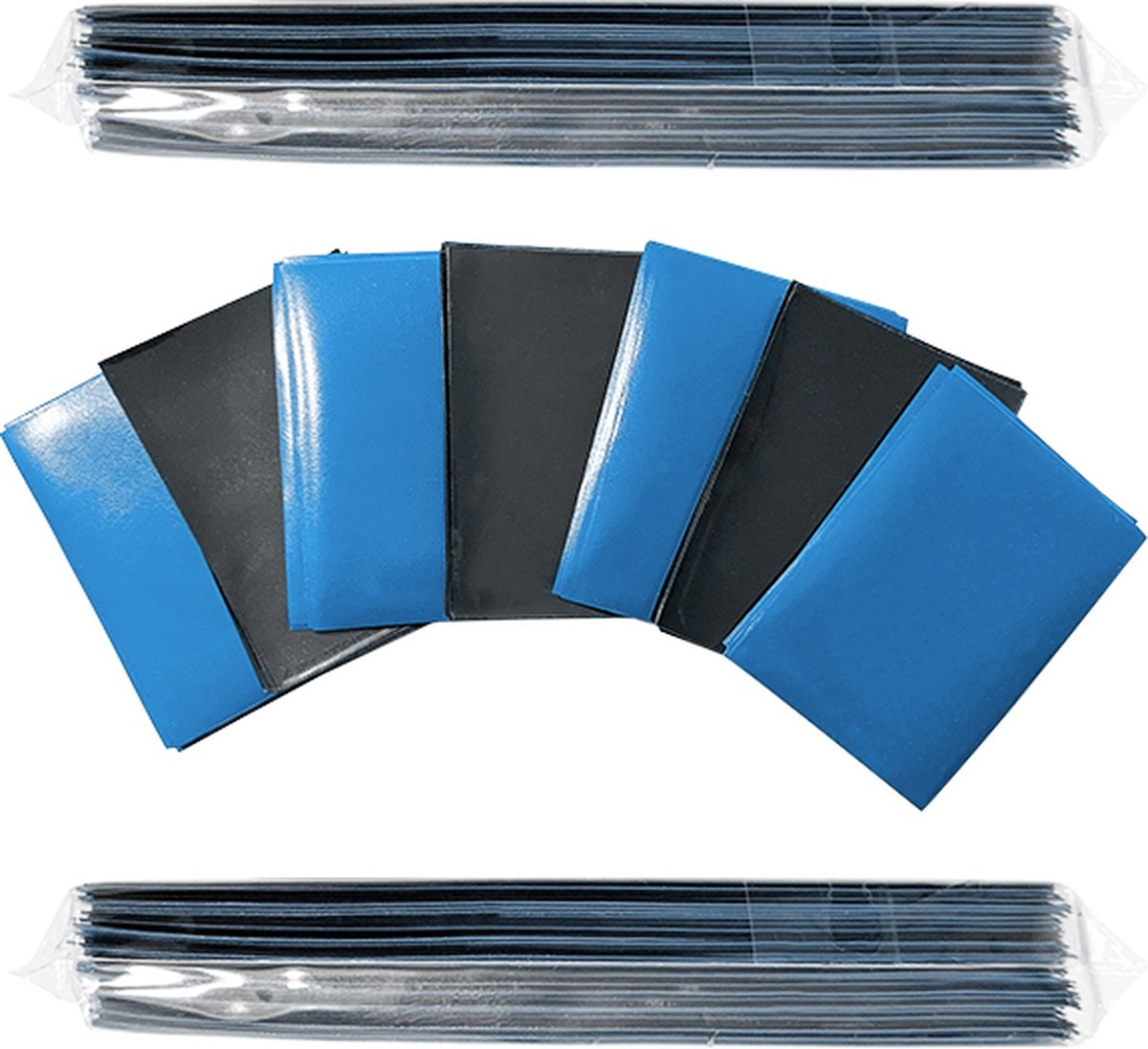  s – Kaart Hoesjes – 100 stuks – 63x90mm – Blauw