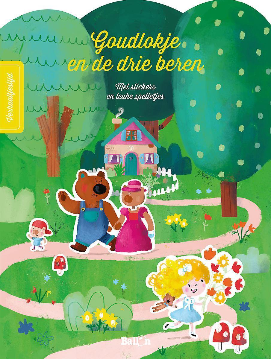 Sprookjesstickerboek Goudlokje en de drie beren