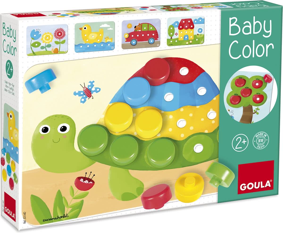 Baby Color kleuren leren Goula Schildpad