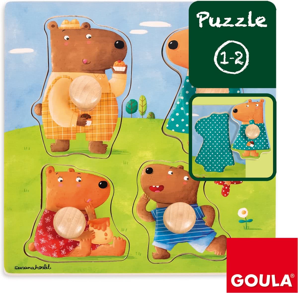 Goula  Berenfamilie puzzel