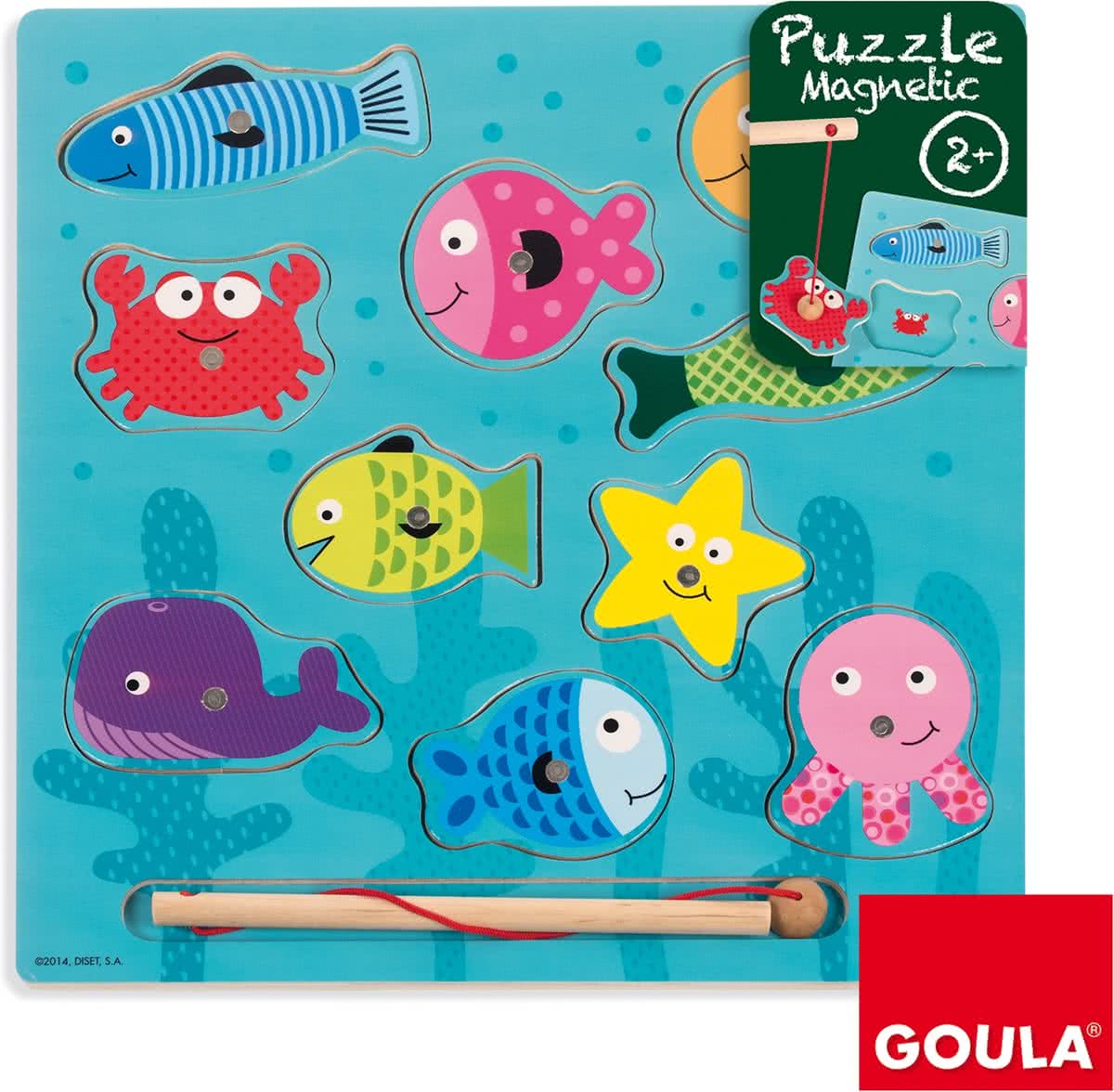 Goula Magneet Puzzel Vissen