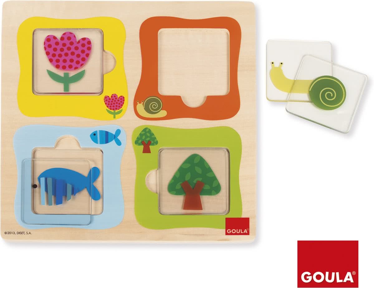 Goula Transparante Slangen Puzzel - Kinderpuzzel