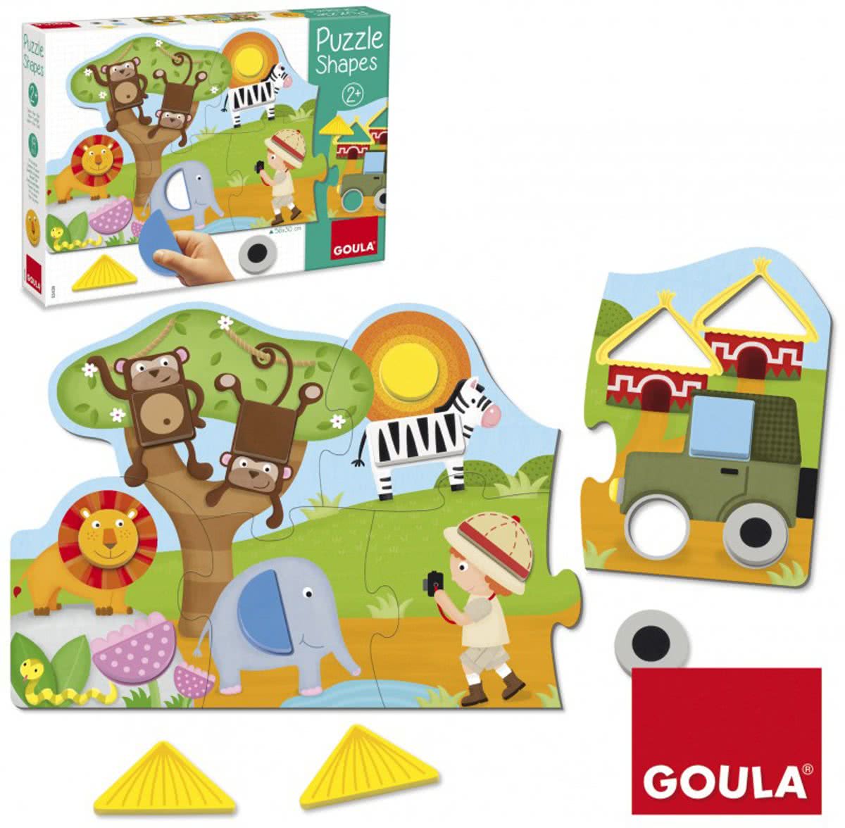 Safari houten puzzel Goula