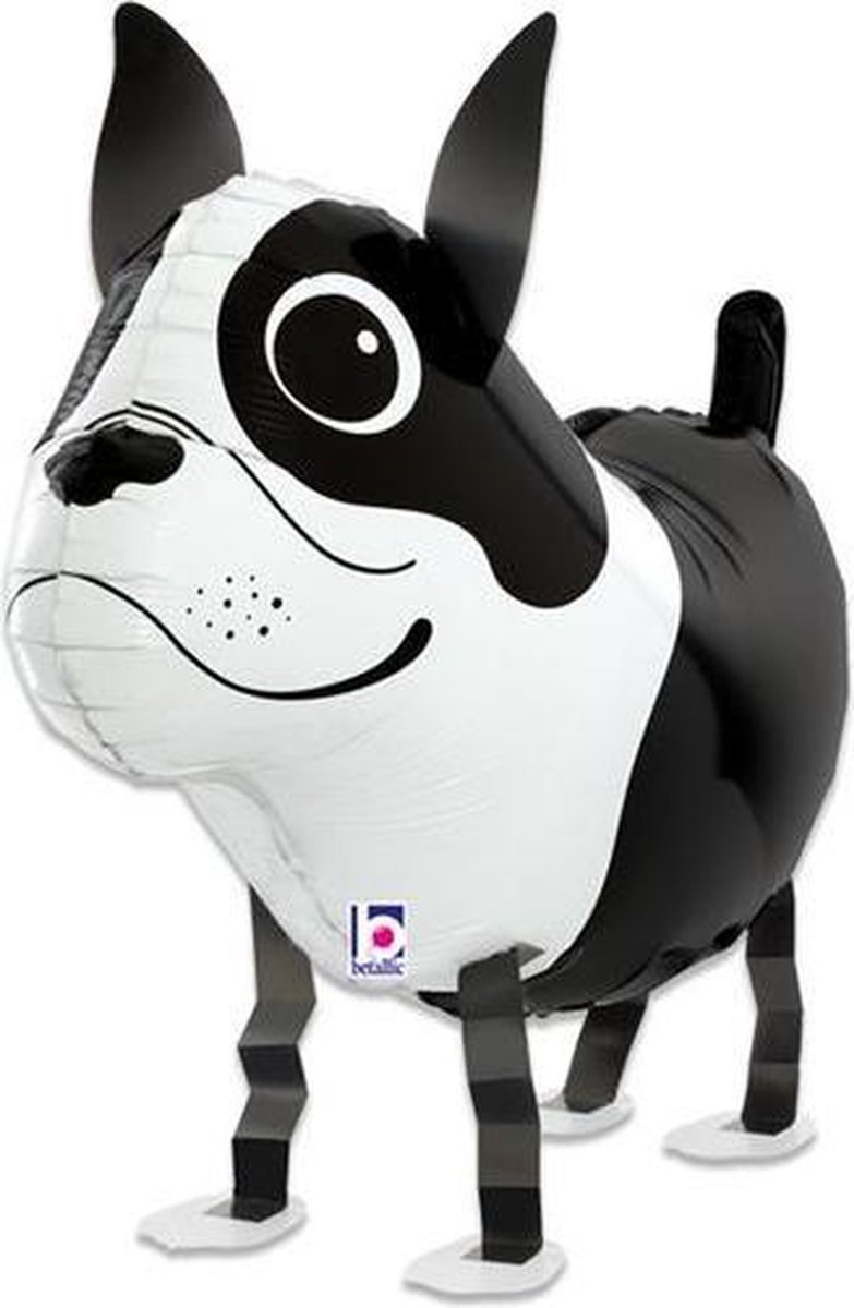 Folieballon friends Boston terrier (48cm)