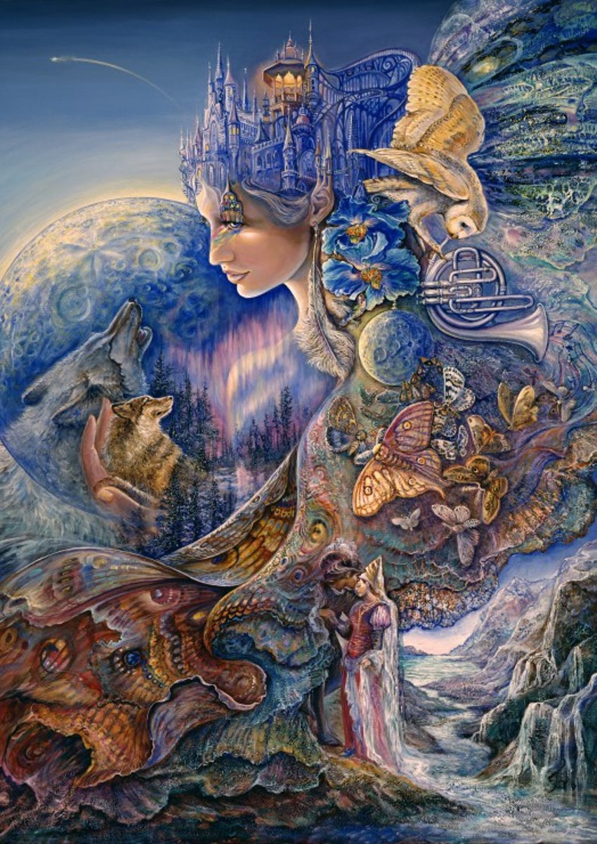 Josephine Wall - Once in a Blue Moon