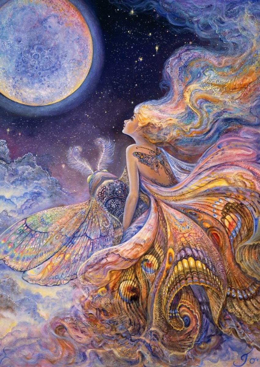 Josephine Wall legpuzzel Fly me to the moon 1000 stukjes