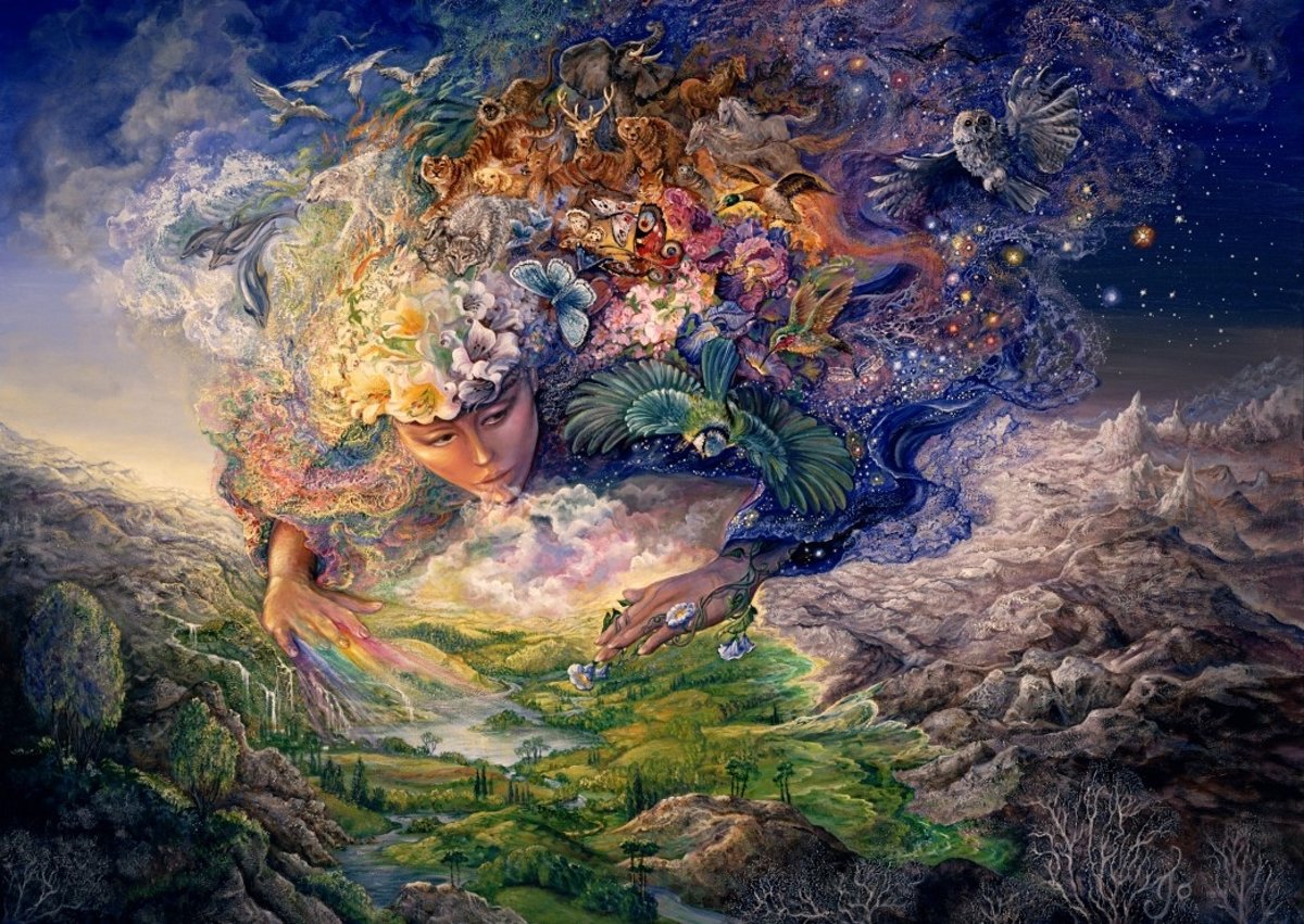 Legpuzzel - 1000 stukjes - Breath of Gaia  Josephine Wall - Grafika puzzel