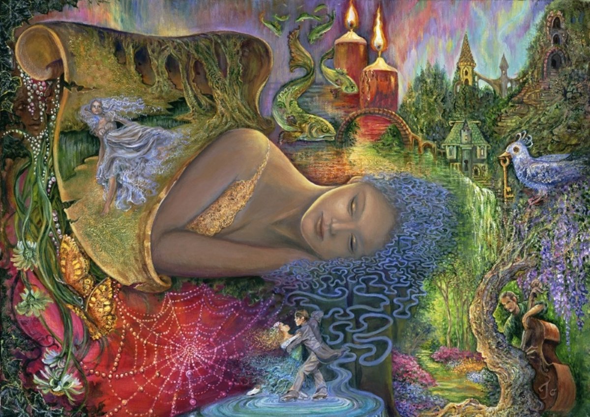 Legpuzzel - 1000 stukjes - Dreaming in Color,  Josephine Wall - Grafika puzzel