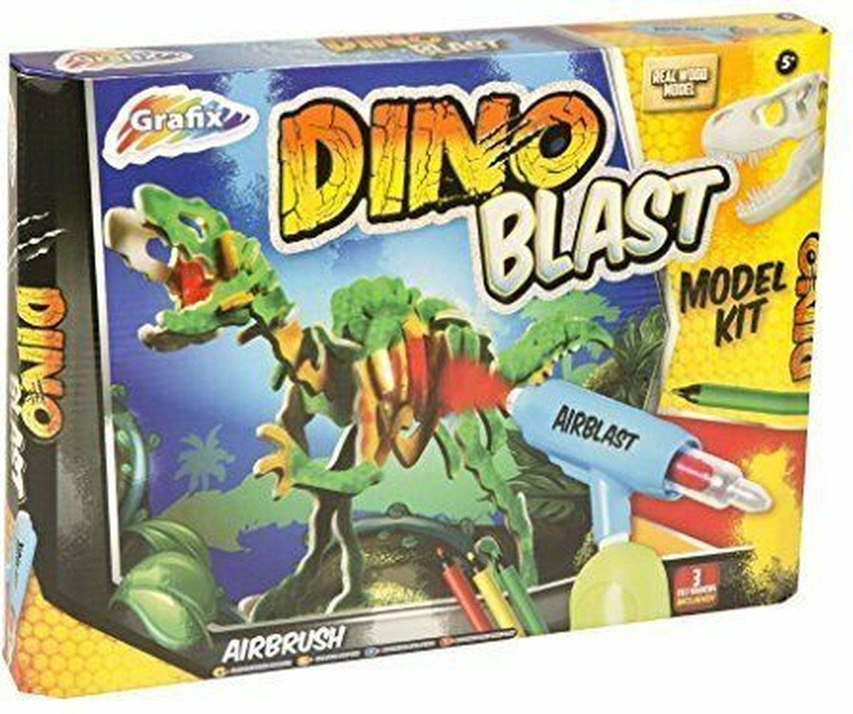 ApolloX airbrushkit Dino Blast junior hout groen