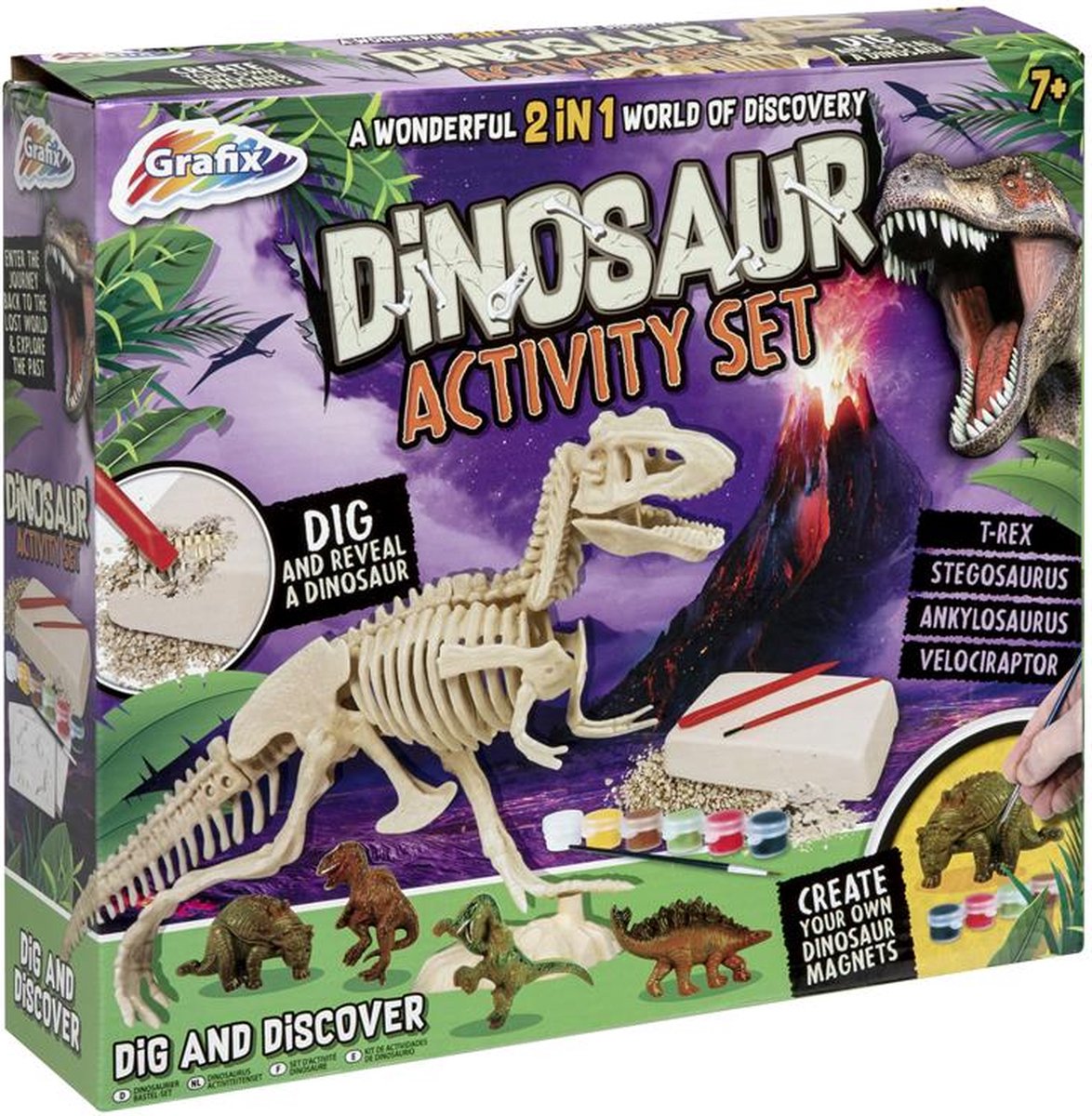 Grafix Dino Activity Set