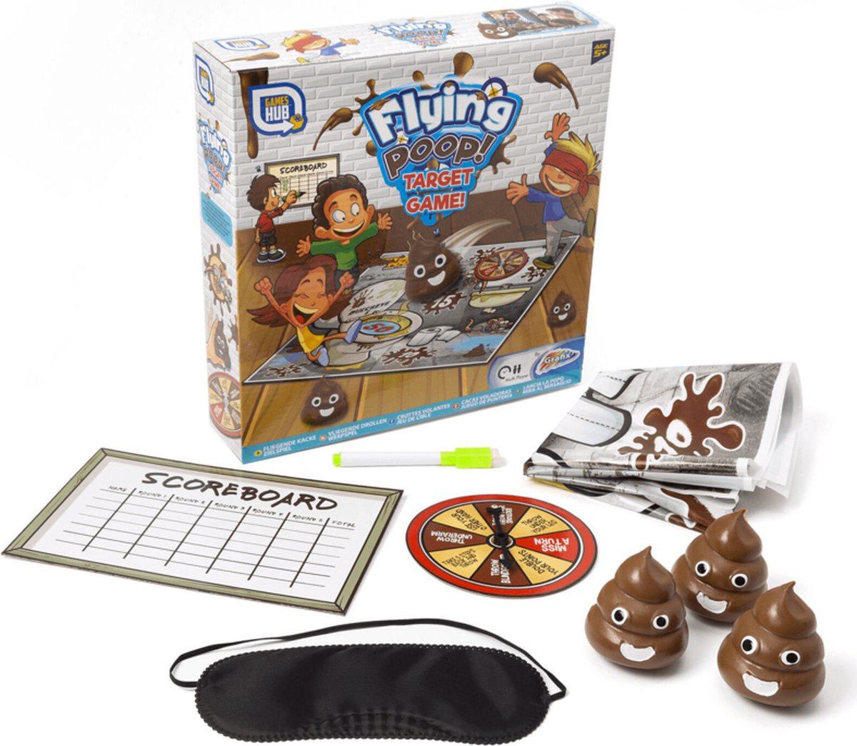 Grafix- Flying Poop - Target game - Spellen - Kinderen - Plezier