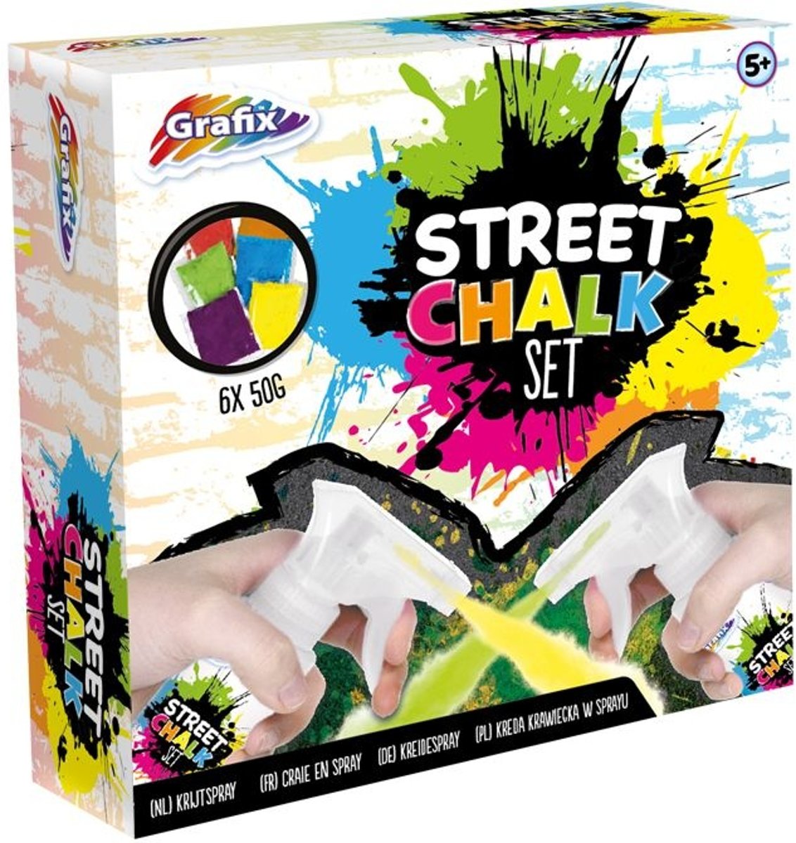   Krijtspray Street Chalk 9-delig