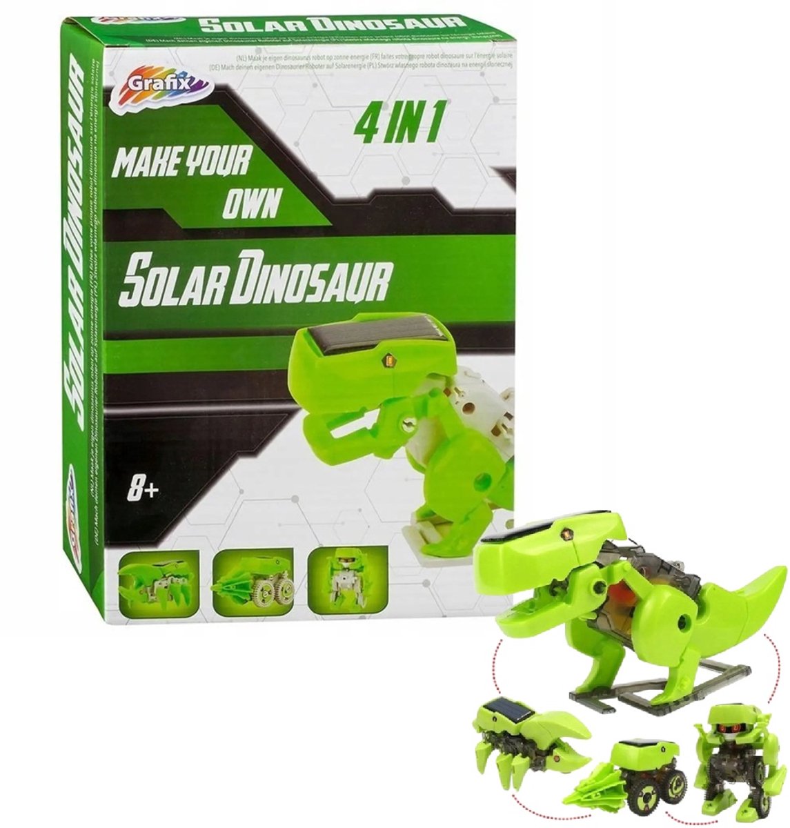   Maak je eigen robot op Solarenergie robot - Vanaf 8 jaar