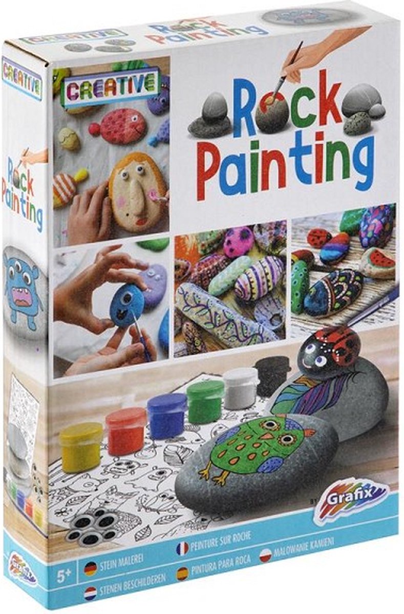 Happy stones - rock painting - stenen schilderen - Knutselset voor kinderen